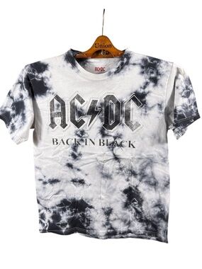 AC/DC Men’s/ Unisex Band Graphic Short Sleeve Spellout T-Shirt Size M